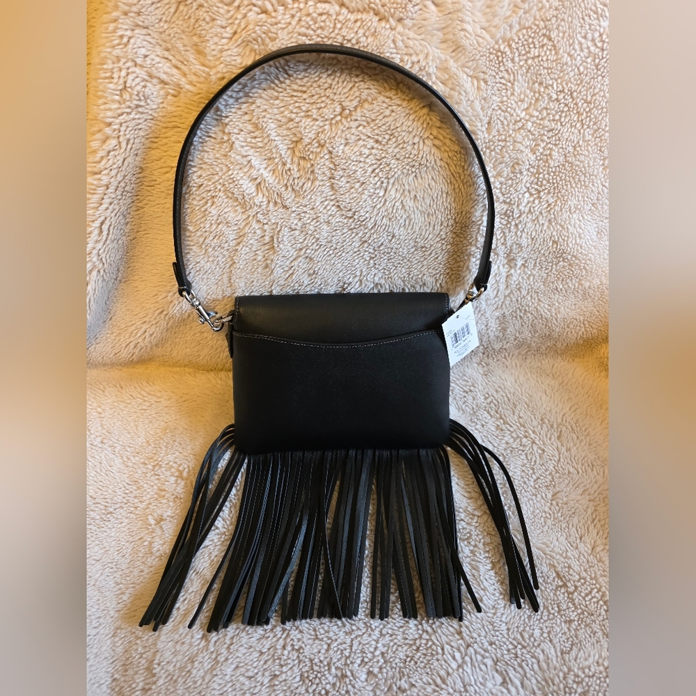 Coach Bag: Glovetanned Leather Fringe Shoulder/Crossbody Bag - Re-Edition - Picture 3 of 5